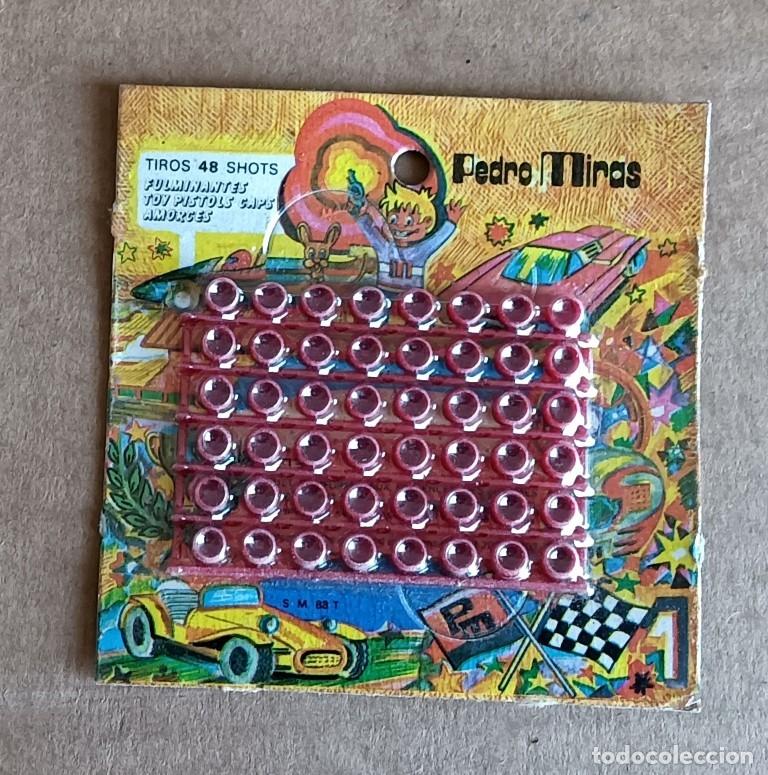 Juguetes antiguos y Juegos de colecci&oacute;n: Fulminantes Pedro Miras - toy pistols caps amorces -48 tiros