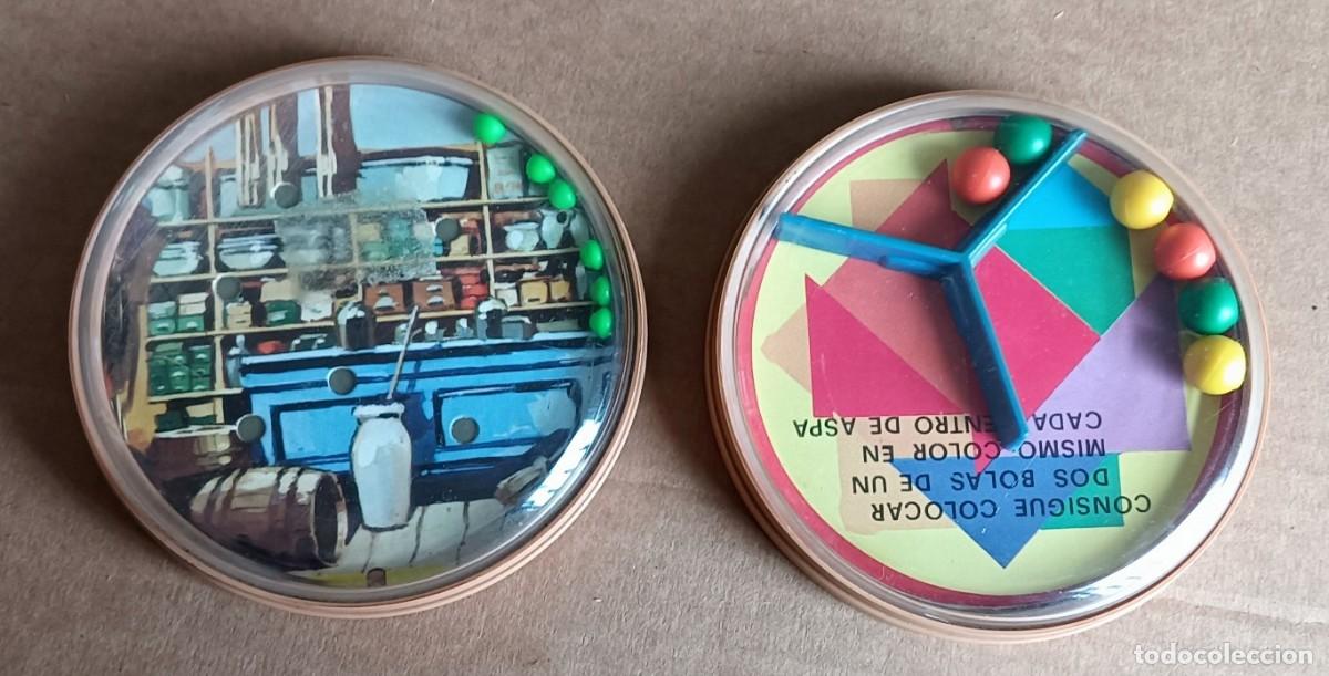Juguetes antiguos y Juegos de colecci&oacute;n: 2 - PASATIEMPOS JC Juegos de habilidad y destreza - Fabricado en Espa&ntilde;a - Di&aacute;metro 10,5 cm.