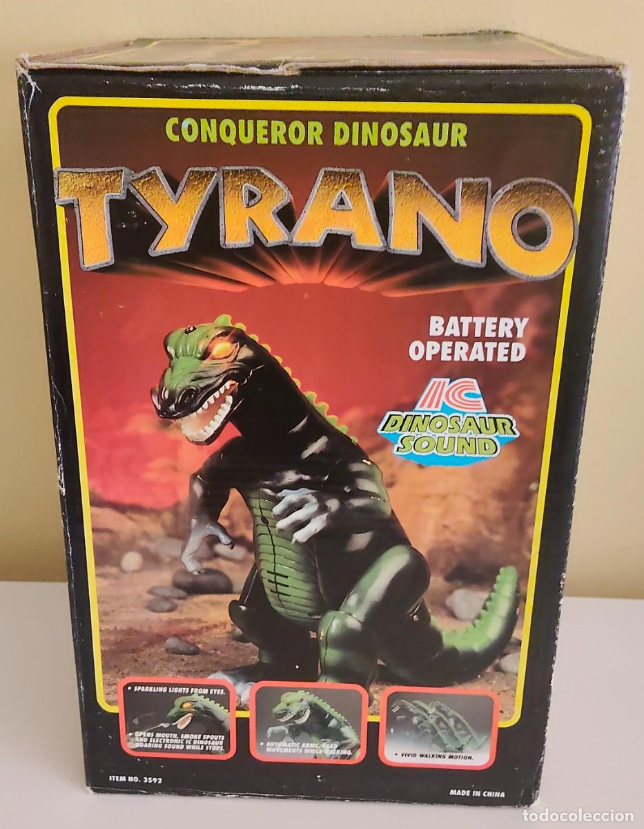 Juguetes antiguos y Juegos de colecci&oacute;n: TYRANO CONQUEROR DINOSAUR VINTAGE 1970'S