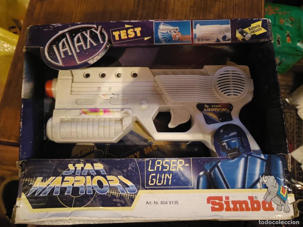 Brinquedos antigos e Jogos de cole&ccedil;&atilde;o: PISTOLA L&Aacute;SER SIMBA DE DISE&Ntilde;O EXCLUSIVO VINTAGE DE LOS A&Ntilde;OS 90, GALAXY STAR WARRIORS, NUEVA!