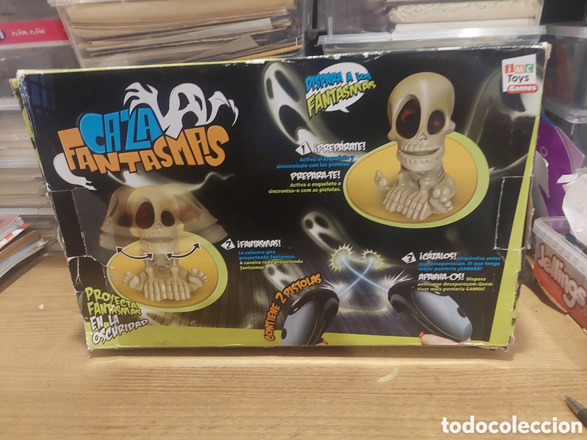 Juguetes antiguos y Juegos de colecci&oacute;n: JUEGO CAZA FANTASMAS DISPARA PROYECTA TOYS GAMES