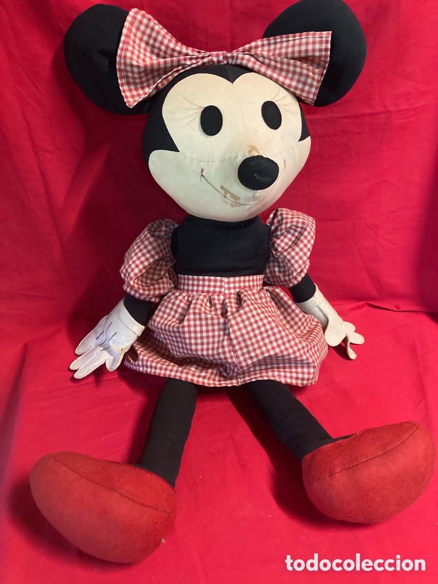 Giocattoli antichi e Giochi di collezione: EXCLUSIVO ANTIGUO MU&Ntilde;ECO DE ROPA MINNIE MOUSE