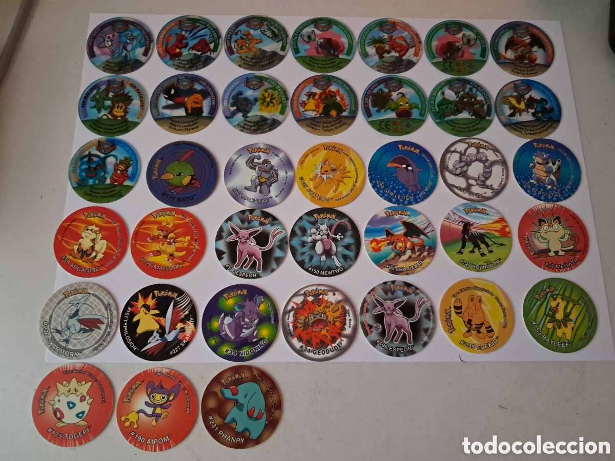 Giocattoli antichi e Giochi di collezione: LOTE TAZOS POKEMON VARIADO A&Ntilde;OS 2000