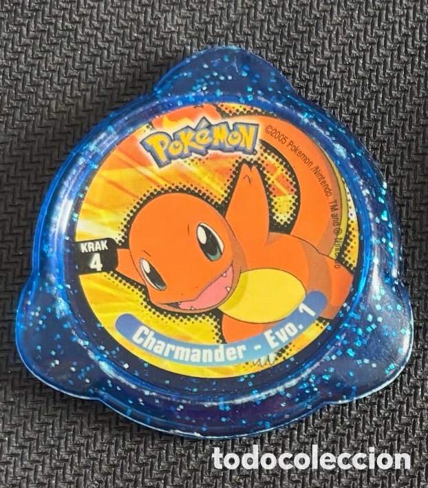 Juguetes antiguos y Juegos de colecci&oacute;n: Tazo Pokemon KRAK 2005 CHARMANDER 4