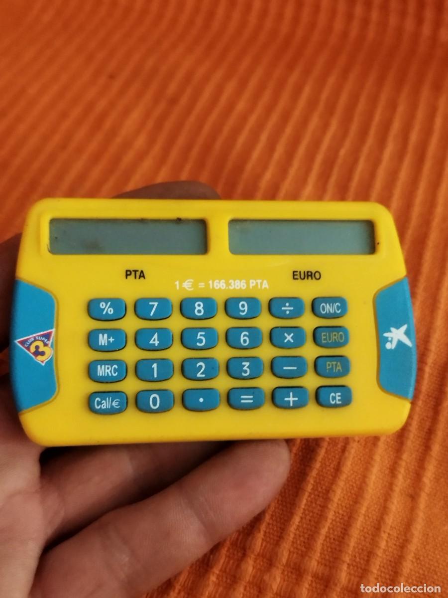 Altes Spielzeug und Spiele: Calculadora infantil, conversor de pesetas a &euro;. Club super3 TV3 televisi&oacute;n catalana.