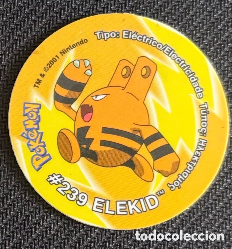 Juguetes antiguos y Juegos de colecci&oacute;n: GIGANTAZO MATUTANO POKEMON GIGAN TAZO MAXI ELEKID 239