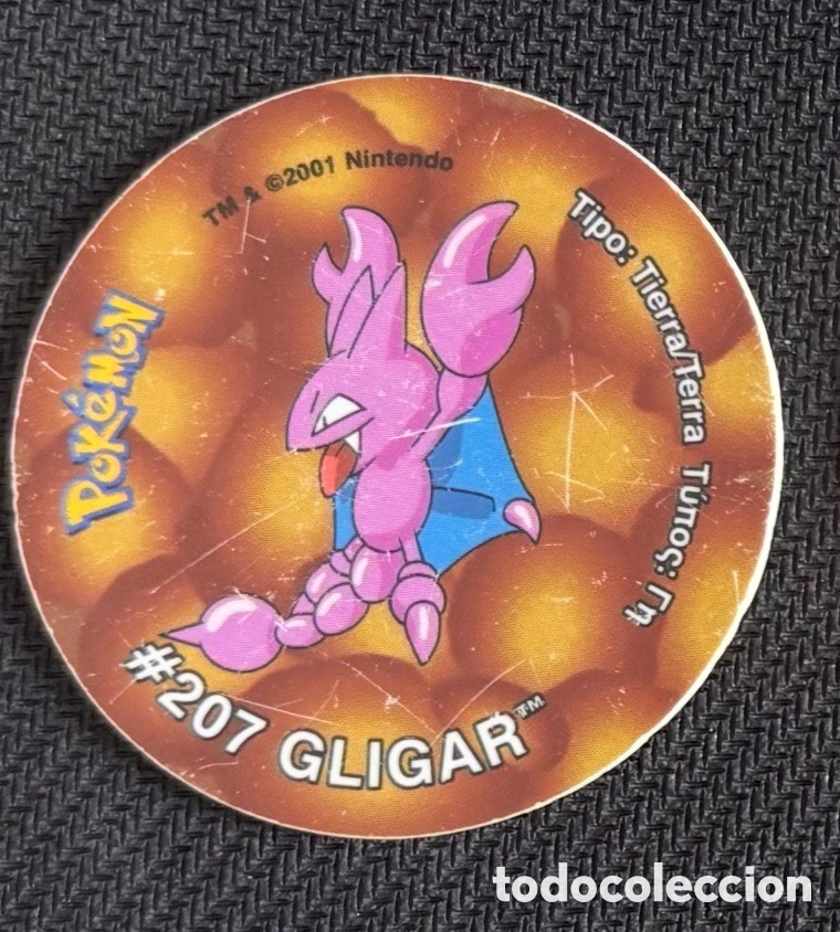 Juguetes antiguos y Juegos de colecci&oacute;n: GIGANTAZO MATUTANO POKEMON GIGAN TAZO MAXI 207 GLIGAR
