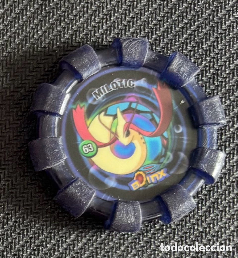 Juguetes antiguos y Juegos de colecci&oacute;n: Tazo boinx pokemon 63 MILOTIC