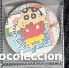 Juguetes antiguos y Juegos de colecci&oacute;n: TAZO SHINCHAN SHIN CHAN GREFUSA A&Ntilde;O 1992