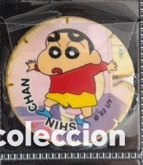 Juguetes antiguos y Juegos de colecci&oacute;n: TAZO SHINCHAN SHIN CHAN GREFUSA A&Ntilde;O 1992