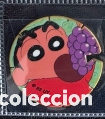 Juguetes antiguos y Juegos de colecci&oacute;n: TAZO SHINCHAN SHIN CHAN GREFUSA A&Ntilde;O 1992