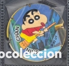 Juguetes antiguos y Juegos de colecci&oacute;n: TAZO SHINCHAN SHIN CHAN GREFUSA A&Ntilde;O 1992