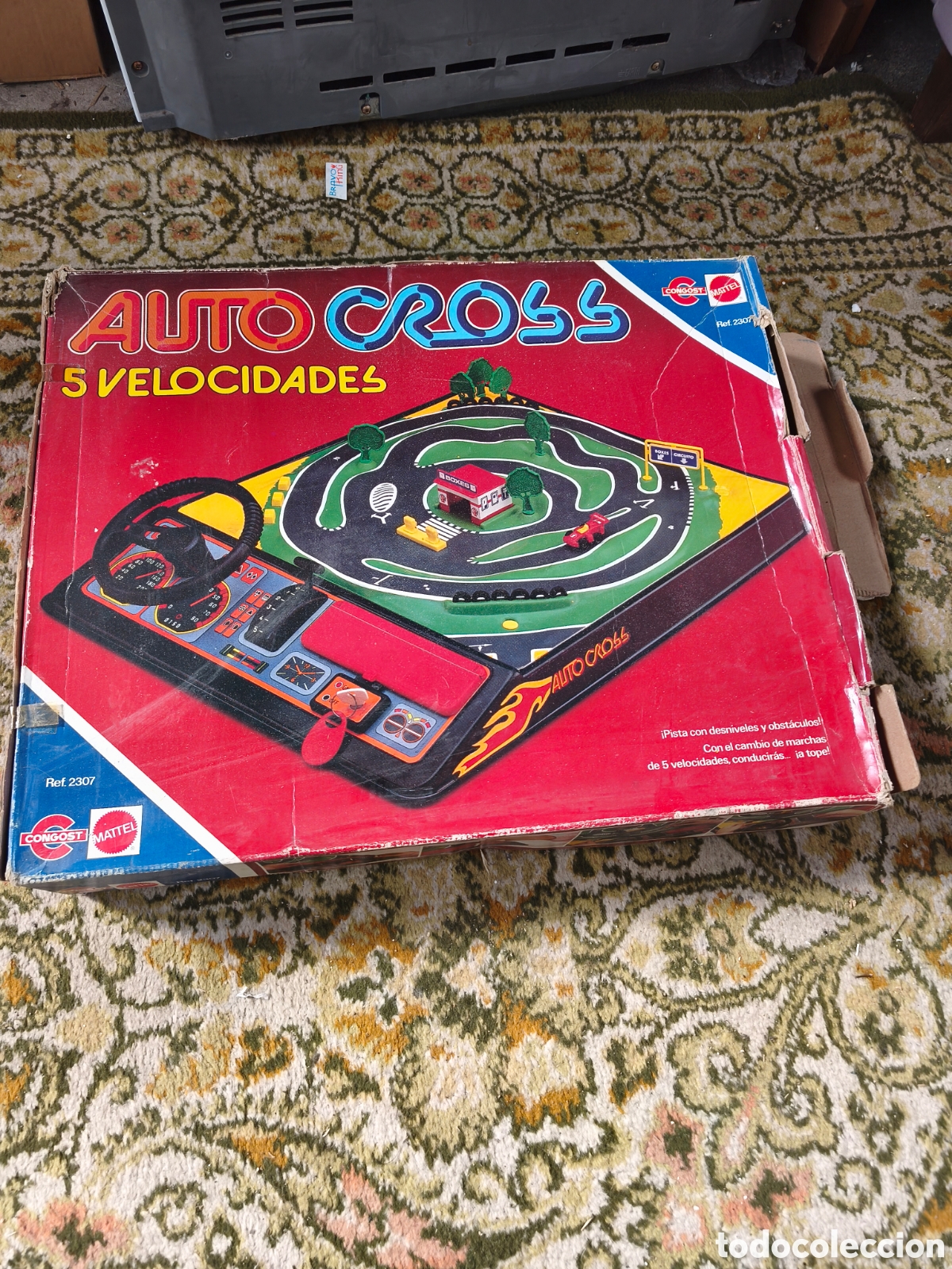 Juguetes antiguos y Juegos de colecci&oacute;n: Auto Cross 5 Velocidades (Congost/Mattel, 1983) - Para piezas / reparar