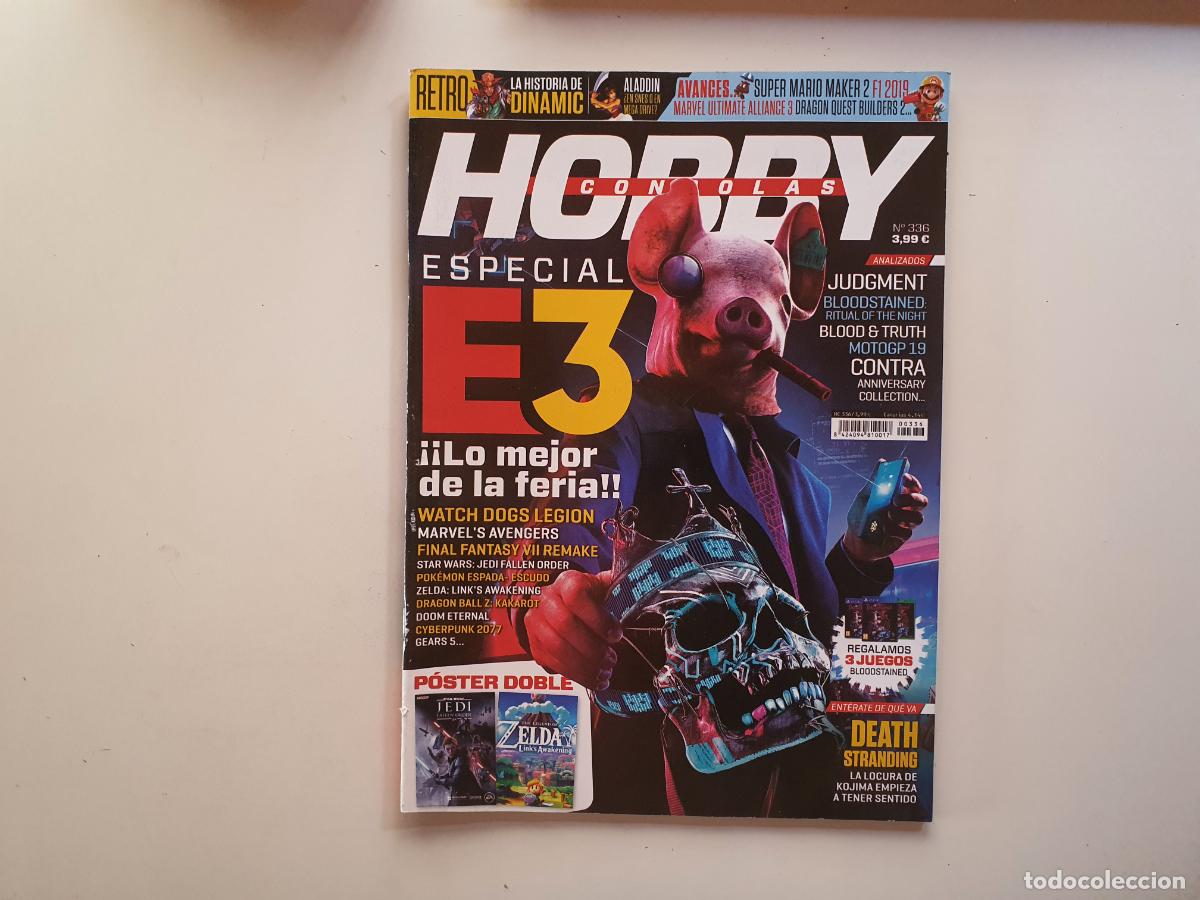 Antique Toys and Collectible Games: REVISTA HOBBY CONSOLAS - N&ordm; 336 TIENE POSTER CENTRAL