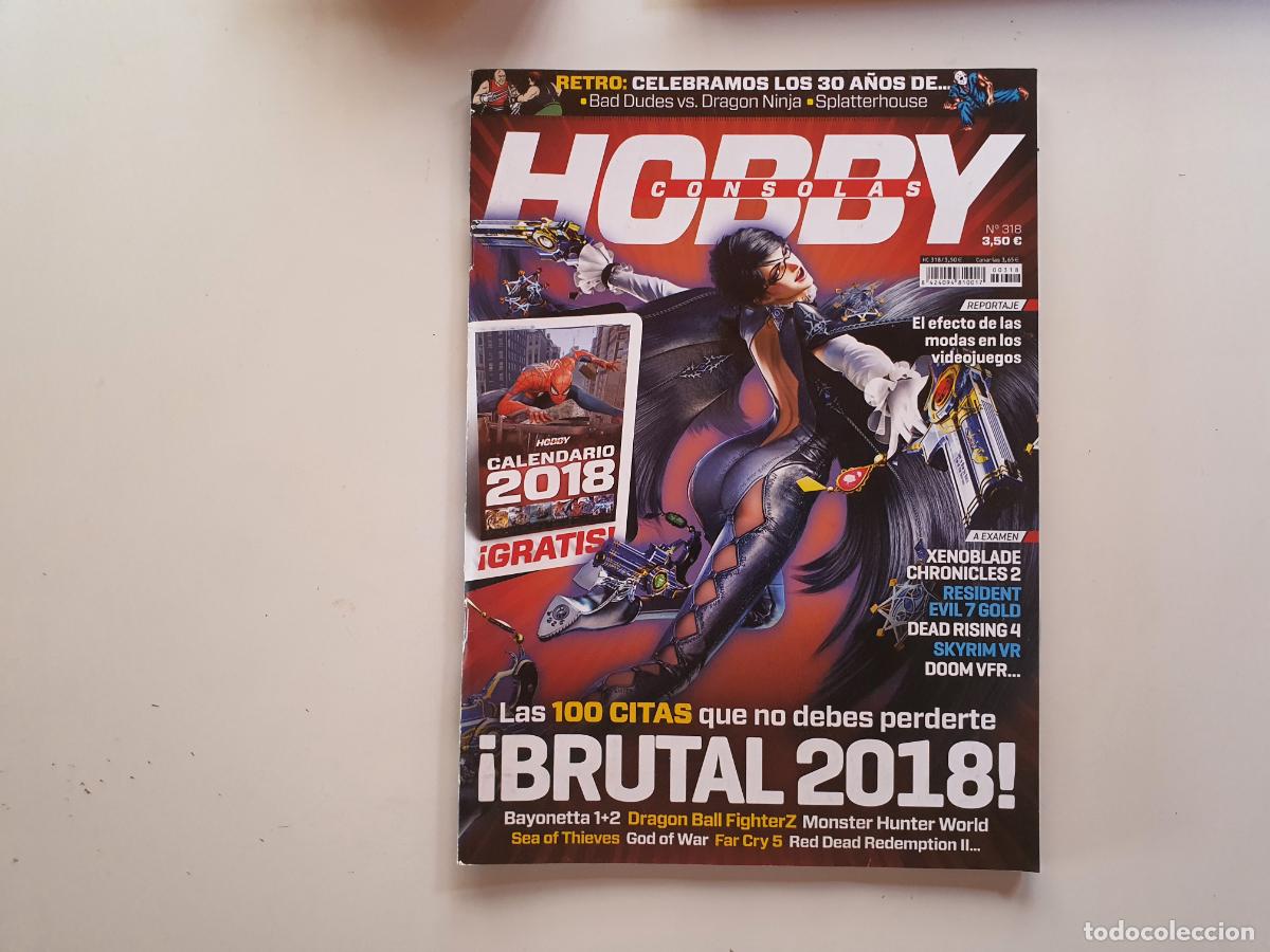 Juguetes antiguos y Juegos de colecci&oacute;n: REVISTA HOBBY CONSOLAS - N&ordm; 318 TIENE CALENDARIO 2018 CENTRAL SPIDERMAN
