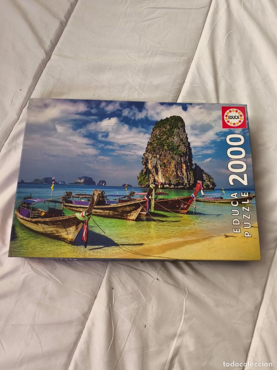 Juguetes antiguos y Juegos de colecci&oacute;n: Rompecabezas Krabi, Tailandia de 2000 piezas. Educa