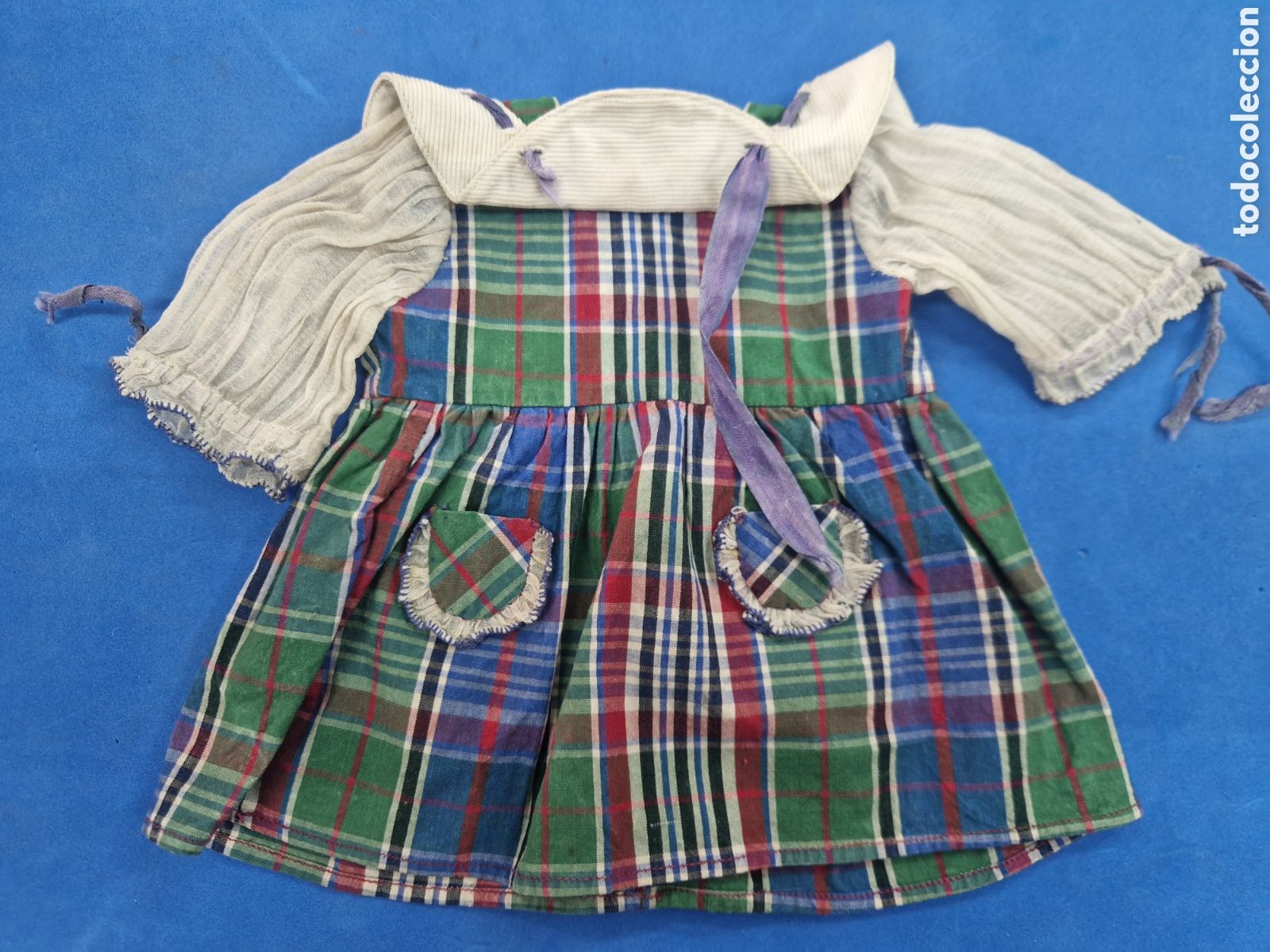 Juguetes antiguos y Juegos de colecci&oacute;n: Vestido mu&ntilde;eca antiguo