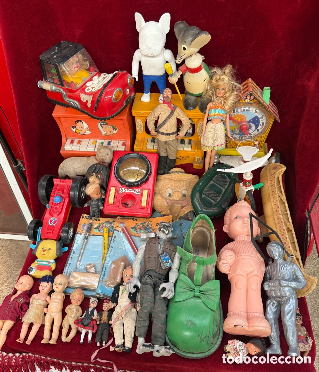 Juguetes antiguos y Juegos de colecci&oacute;n: Gran lote de juguetes antiguos y clasicos!