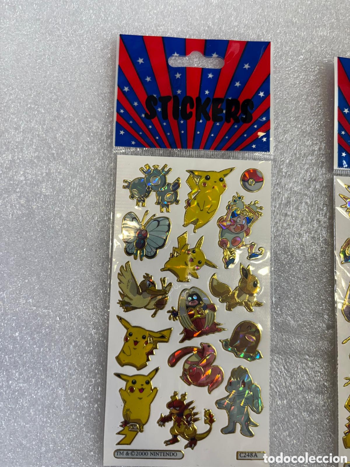 Juguetes antiguos y Juegos de colecci&oacute;n: Pegatinas pokemon a&ntilde;o 2000 set stickers nintendo