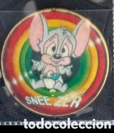 Juguetes antiguos y Juegos de colecci&oacute;n: 57 sneezer Mega tazo tiny toon adventures a&ntilde;o 1994 matutano