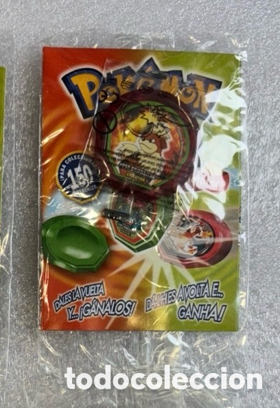Juguetes antiguos y Juegos de colecci&oacute;n: Growlithe Tazo Nox sellado con envoltorio Pokemon
