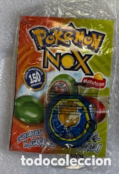 Juguetes antiguos y Juegos de colecci&oacute;n: Psyduck Tazo Nox sellado con envoltorio Pokemon