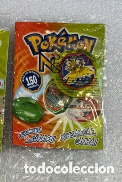 Juguetes antiguos y Juegos de colecci&oacute;n: Zapdos Tazo Nox sellado con envoltorio Pokemon