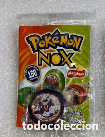 Juguetes antiguos y Juegos de colecci&oacute;n: Rattata Tazo Nox sellado con envoltorio Pokemon