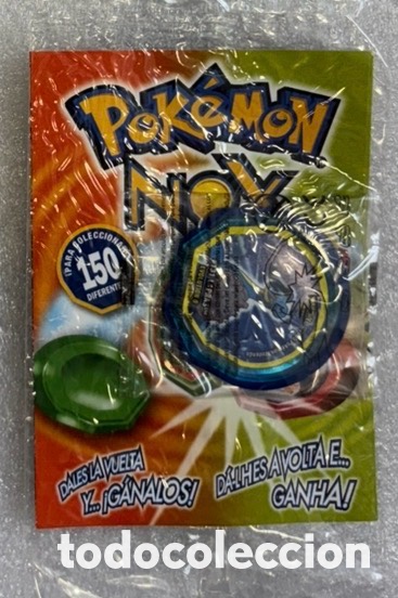 Juguetes antiguos y Juegos de colecci&oacute;n: Lapras Tazo Nox sellado con envoltorio Pokemon