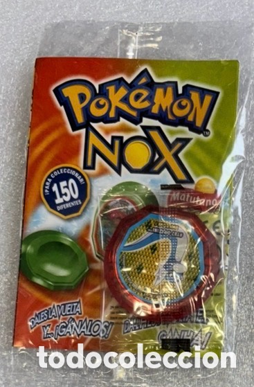 Juguetes antiguos y Juegos de colecci&oacute;n: Dratini Tazo Nox sellado con envoltorio Pokemon