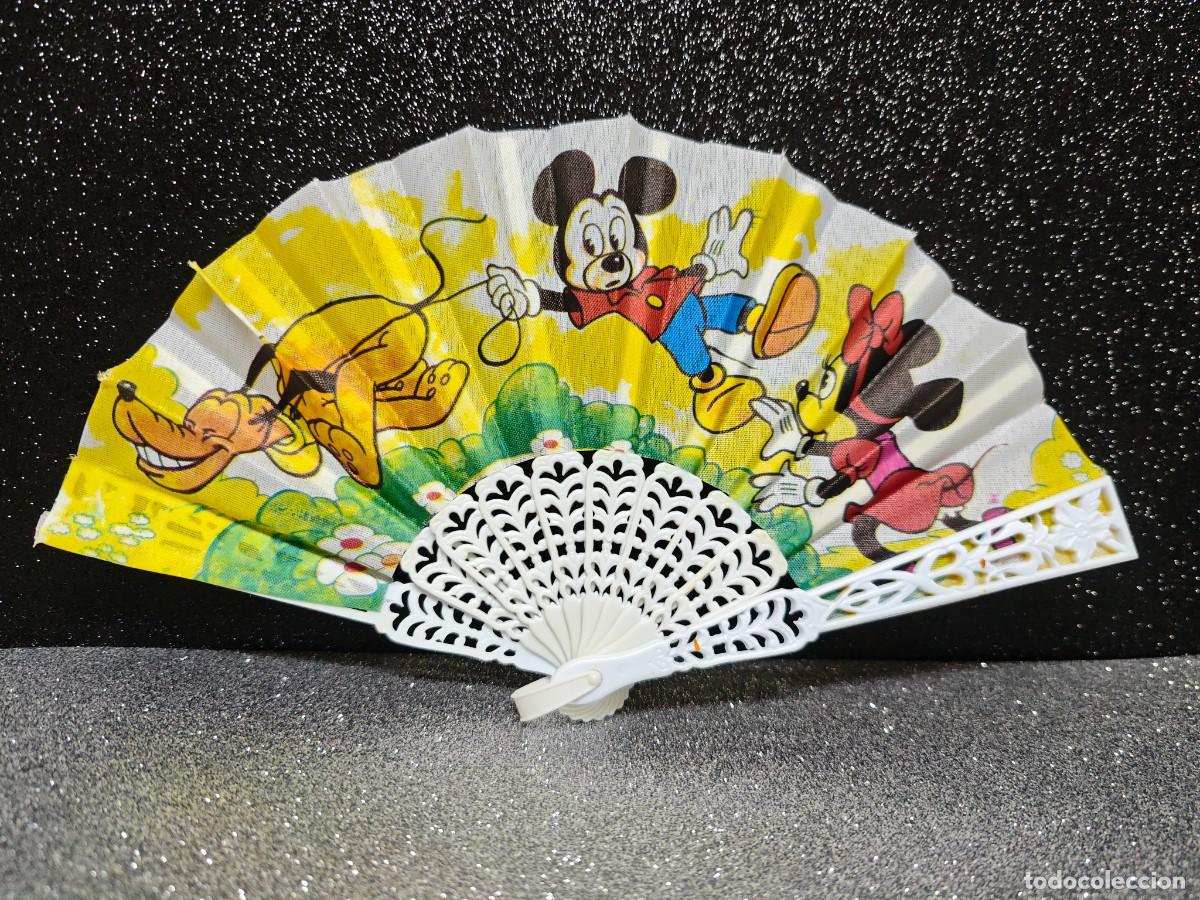 Juguetes antiguos y Juegos de colecci&oacute;n: ABANICO INFANTIL PERSONAJES DISNEY FINALES DE LOS 70