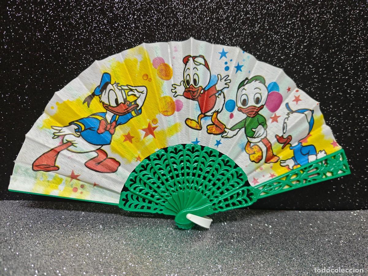 Juguetes antiguos y Juegos de colecci&oacute;n: ABANICO INFANTIL PERSONAJES DISNEY FINALES DE LOS 70