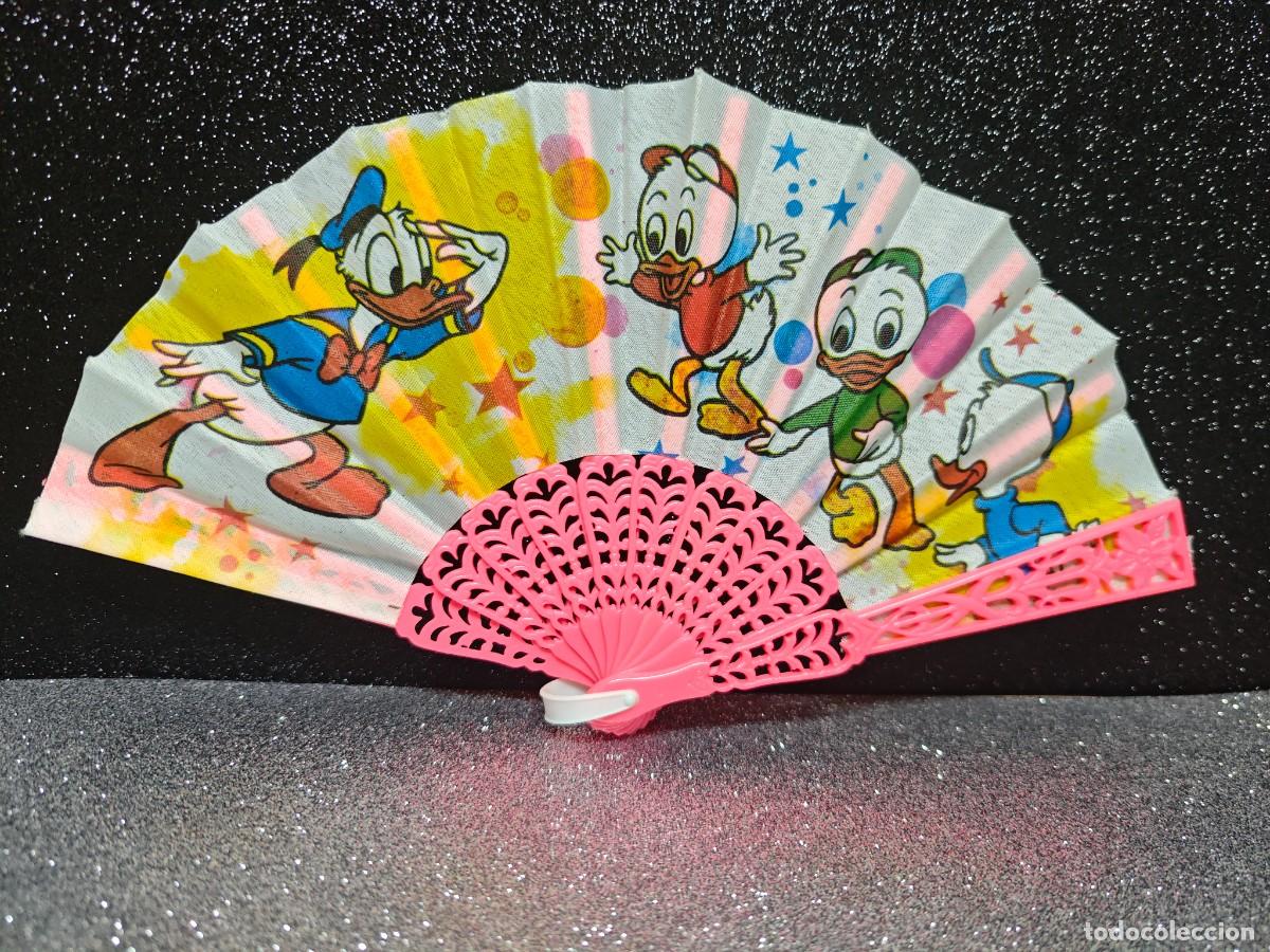 Juguetes antiguos y Juegos de colecci&oacute;n: ABANICO INFANTIL PERSONAJES DISNEY FINALES DE LOS 70