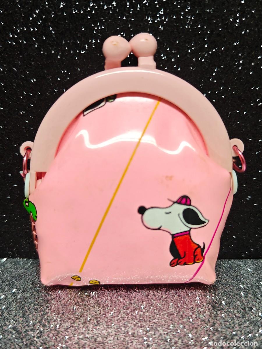 Juguetes antiguos y Juegos de colecci&oacute;n: Mini monedero Snoopy a&ntilde;os 80 con cadenita