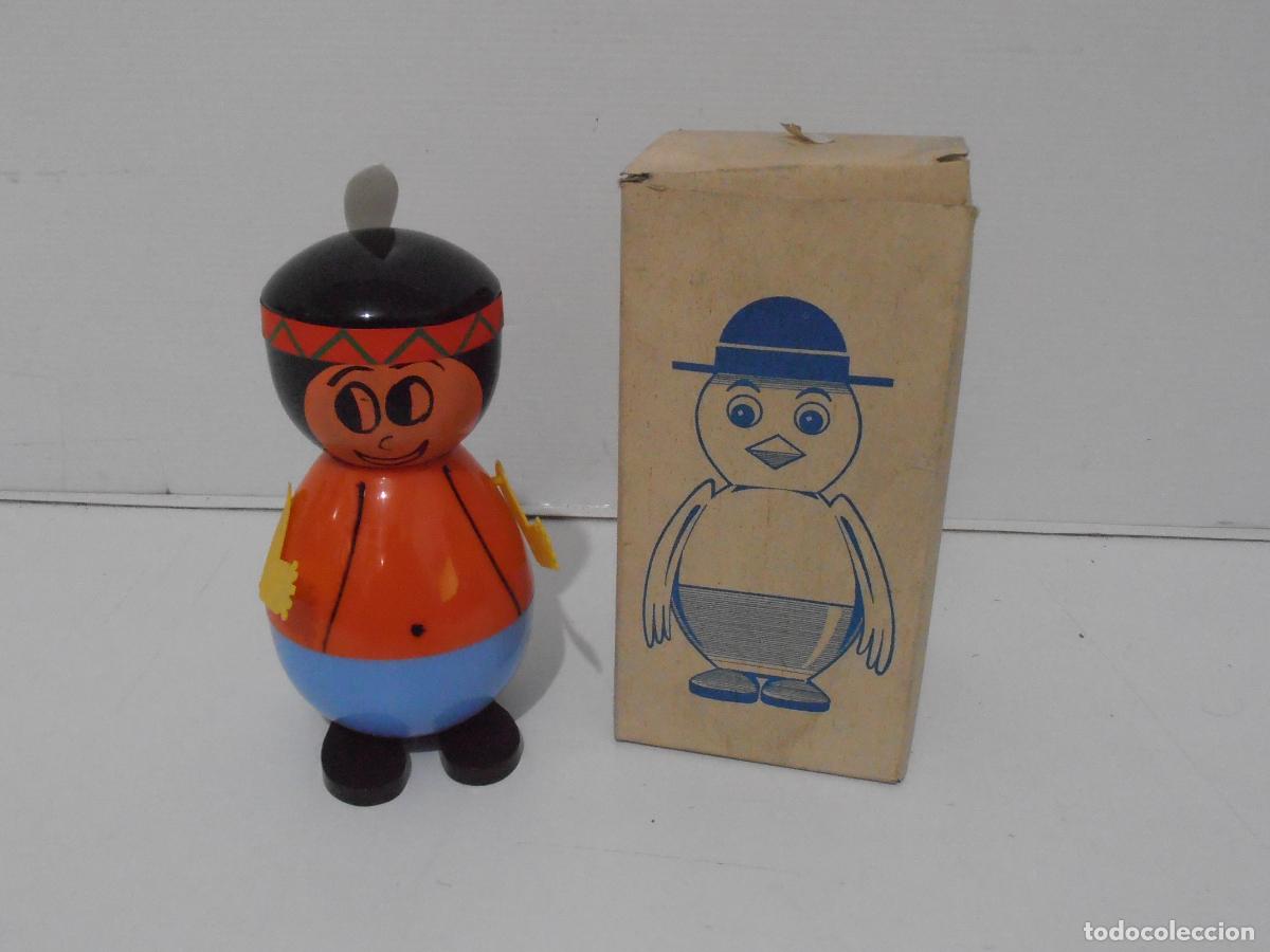 Altes Spielzeug und Spiele: MU&Ntilde;ECO FIGURA INDIO SENDA, CAJA ORIGINAL, A&Ntilde;OS 70, MADE IN SPAIN