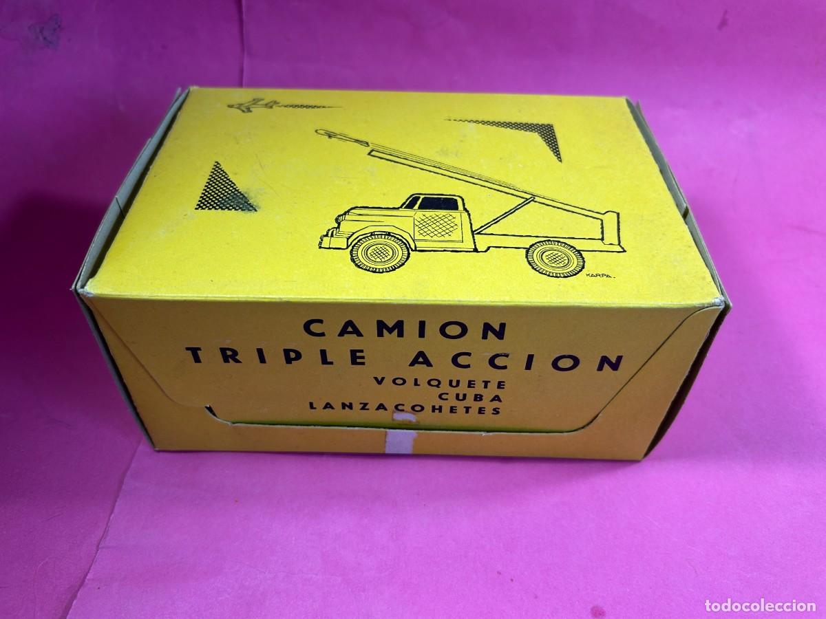 Juguetes antiguos y Juegos de colecci&oacute;n: CAMION TRIPLE ACCION DE JUGUETES JOEL