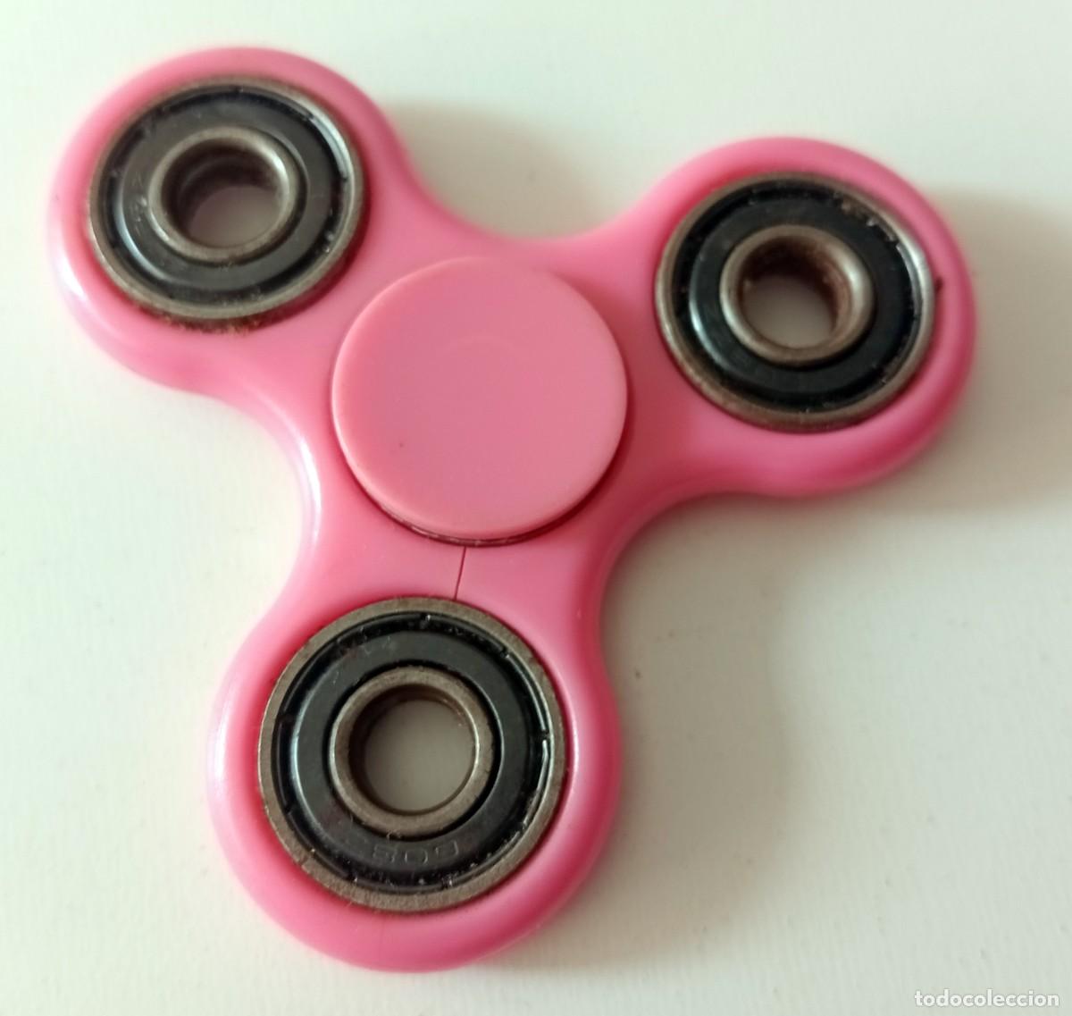 Juguetes antiguos y Juegos de colecci&oacute;n: JUGUETE FIDGET SPINNER ROSA (ANTIESTR&Eacute;S)