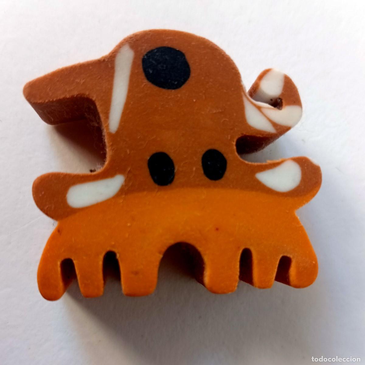 Juguetes antiguos y Juegos de colecci&oacute;n: PULPO O SIMILAR PEQUE&Ntilde;A GOMA DE BORRAR