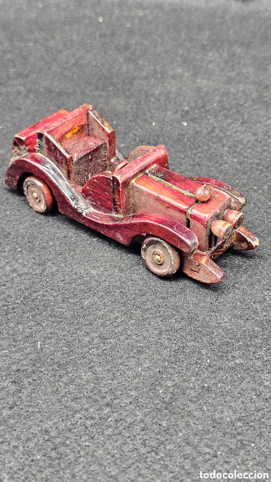 Brinquedos antigos e Jogos de cole&ccedil;&atilde;o: Coche antiguo de madera