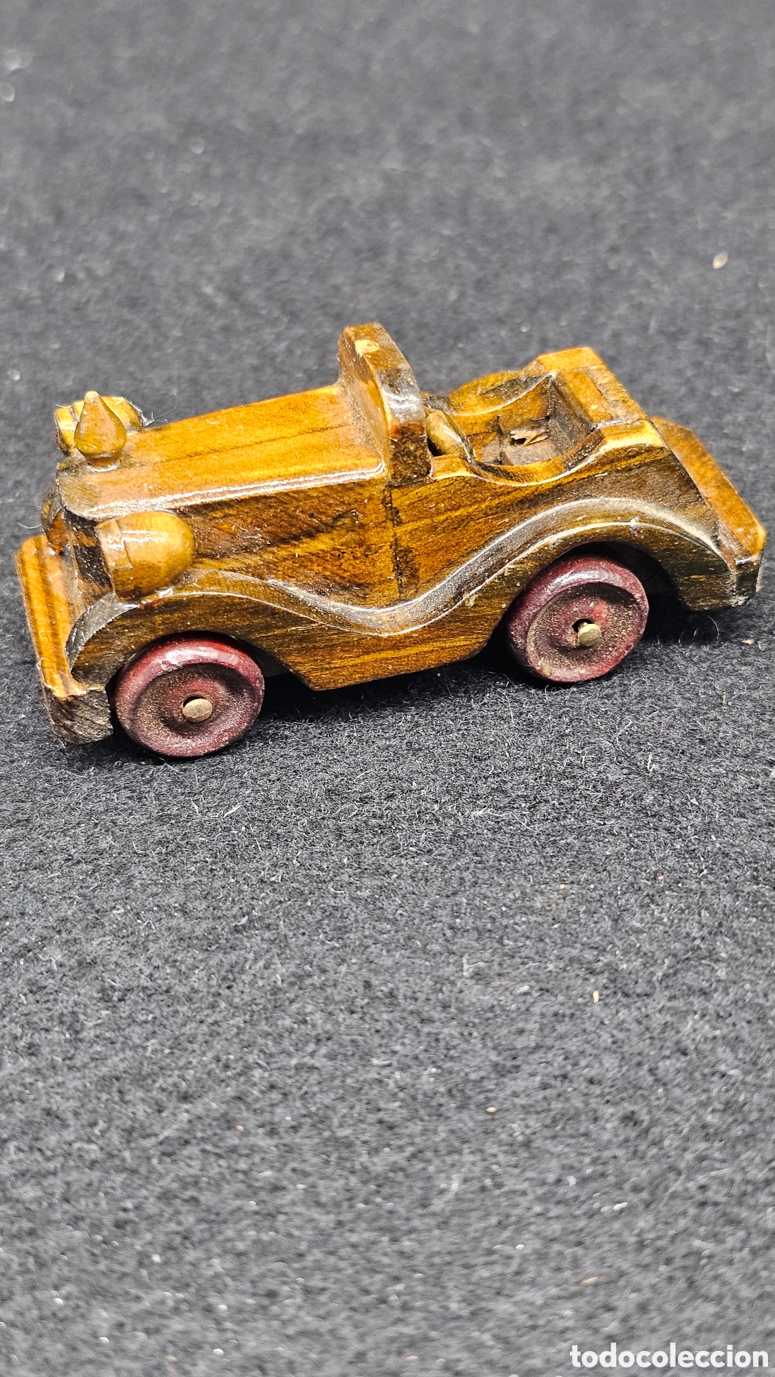 Brinquedos antigos e Jogos de cole&ccedil;&atilde;o: Coche antiguo de madera