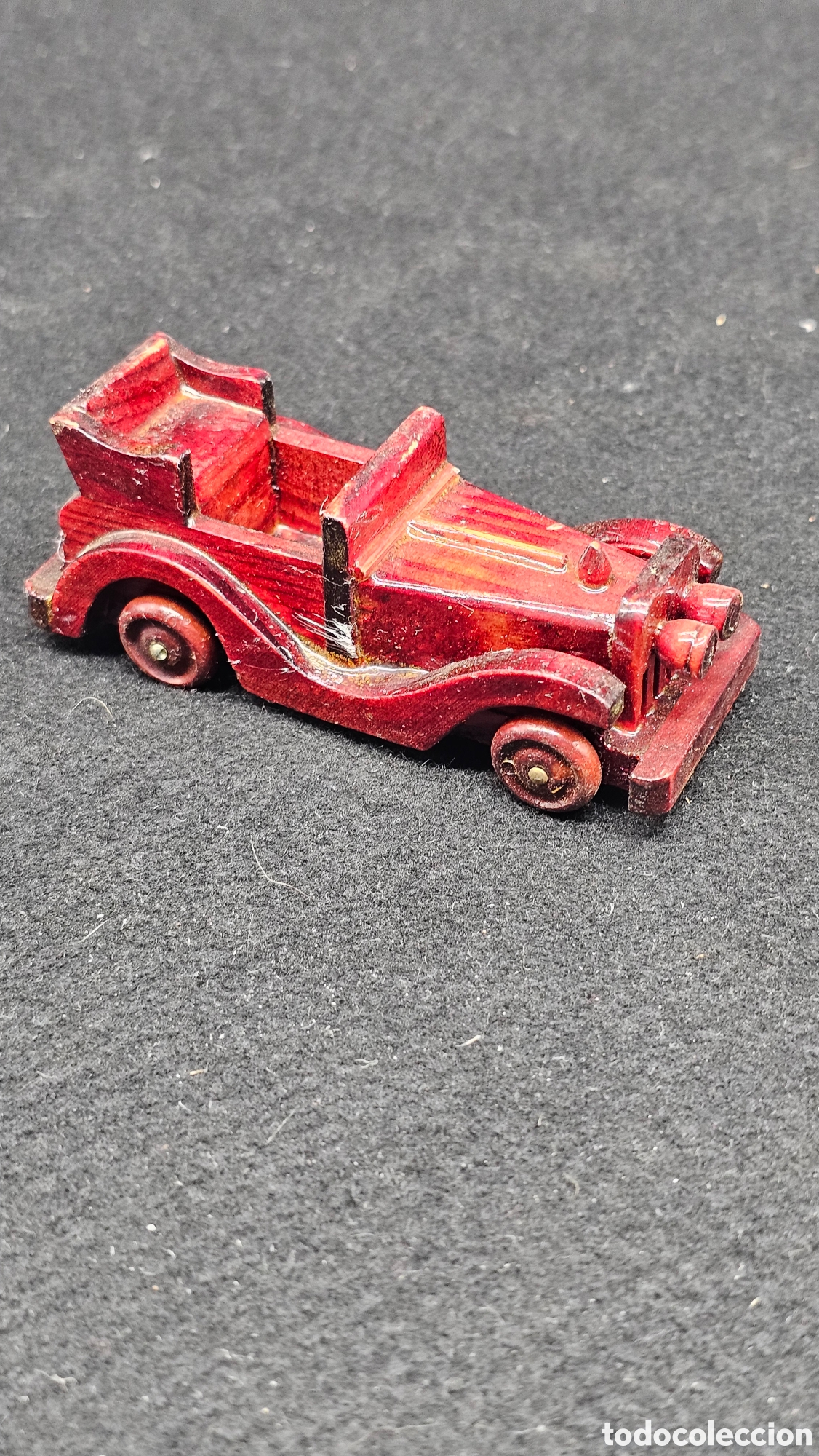 Brinquedos antigos e Jogos de cole&ccedil;&atilde;o: Coche antiguo de madera