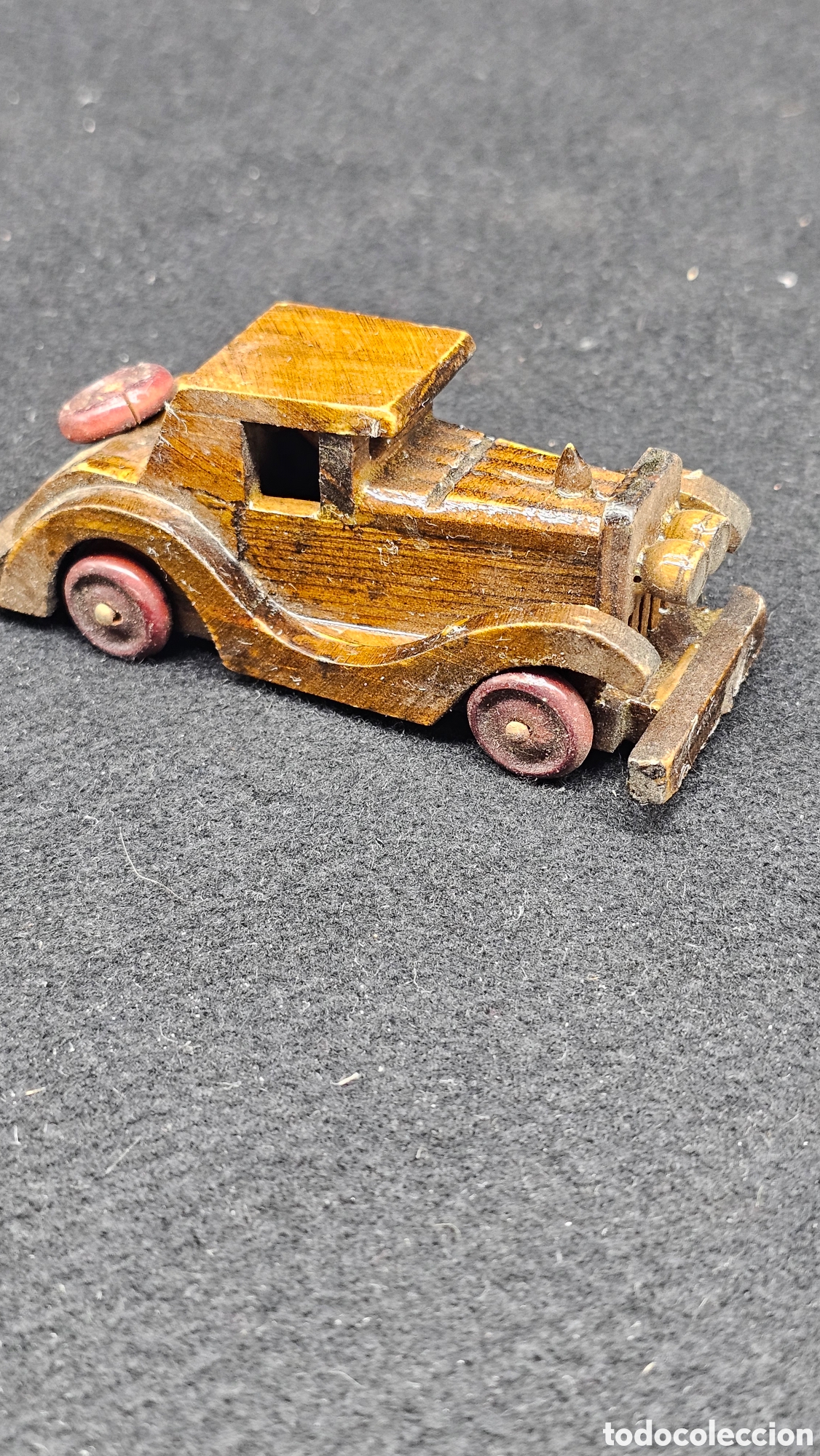 Brinquedos antigos e Jogos de cole&ccedil;&atilde;o: Coche antiguo de madera