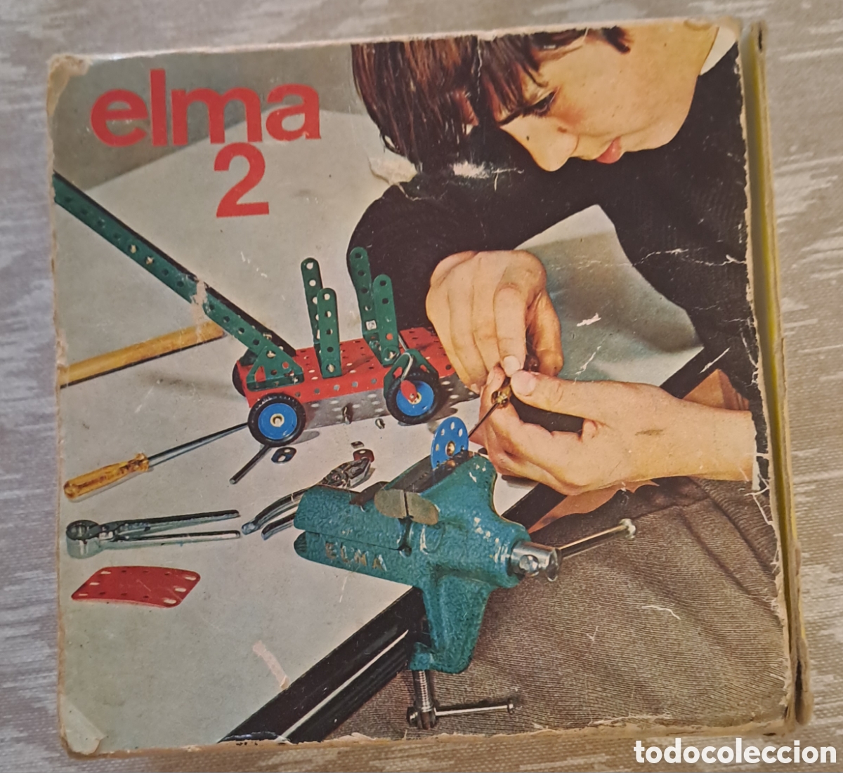 Juguetes antiguos y Juegos de colecci&oacute;n: ELMA 2 TORNILLO DE MESA