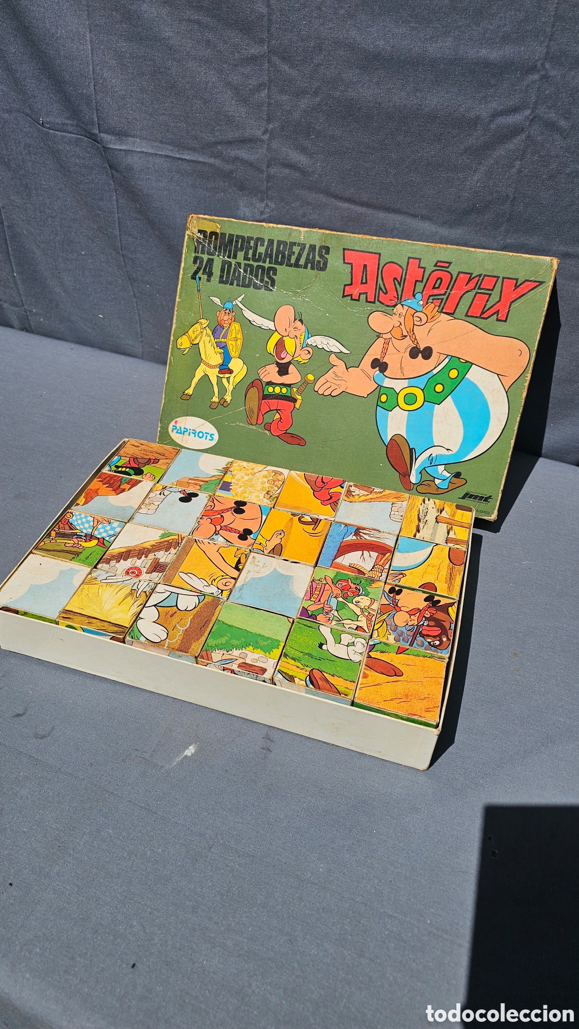 Antique Toys and Collectible Games: Antiguo rompecabezas de dados 1970 Ast&eacute;rix