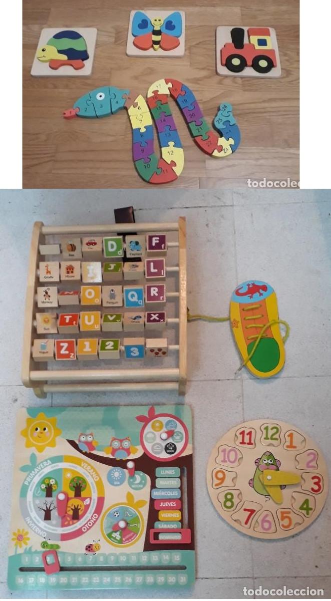 Juguetes antiguos y Juegos de colecci&oacute;n: JUEGOS INFANTILES MADERA APRENDIZAJE