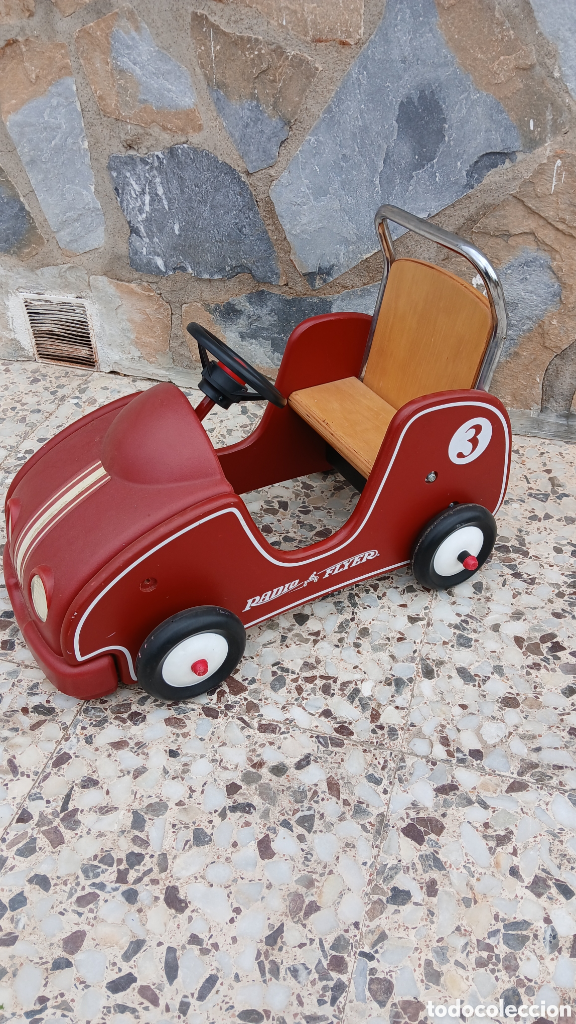 Juguetes antiguos y Juegos de colecci&oacute;n: Coche de madera radio flyper