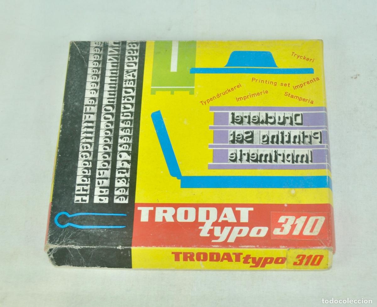 Juguetes antiguos y Juegos de colecci&oacute;n: Juego de imprenta Trodat typo 310