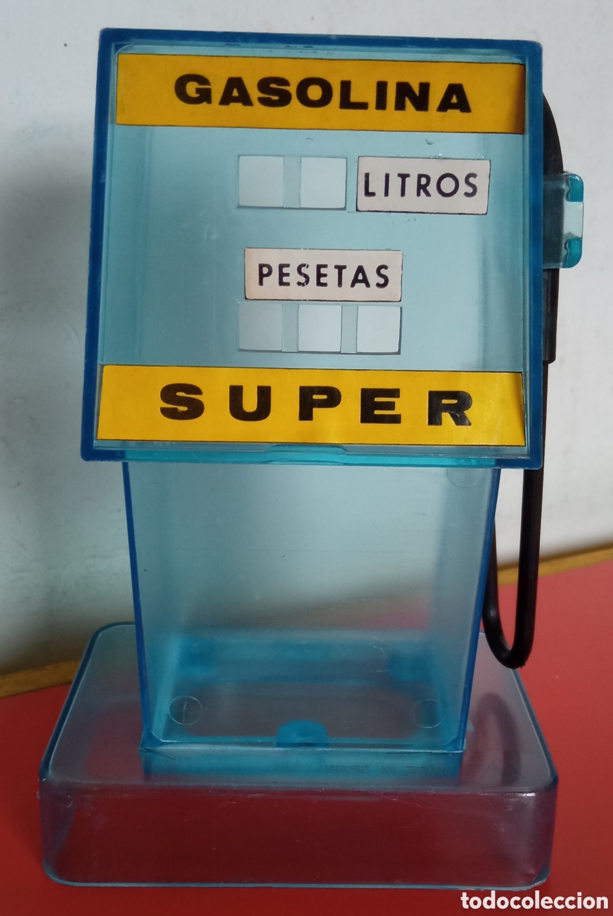 Juguetes antiguos y Juegos de colecci&oacute;n: SURTIDOR DE GASOLINA PARA ANISES/CARAMELOS.MONTEPLAST 70'S.NUEVO.
