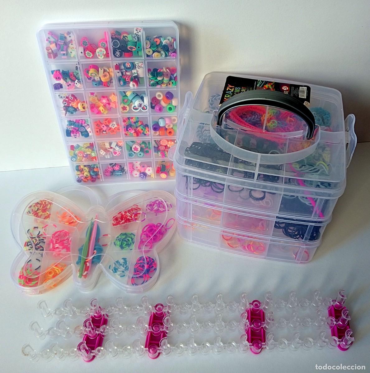 Juguetes antiguos y Juegos de colecci&oacute;n: JUGUETE KIT DE MANUALIDADES DIY PARA FABRICACI&Oacute;N DE PULSERAS O COLLARES