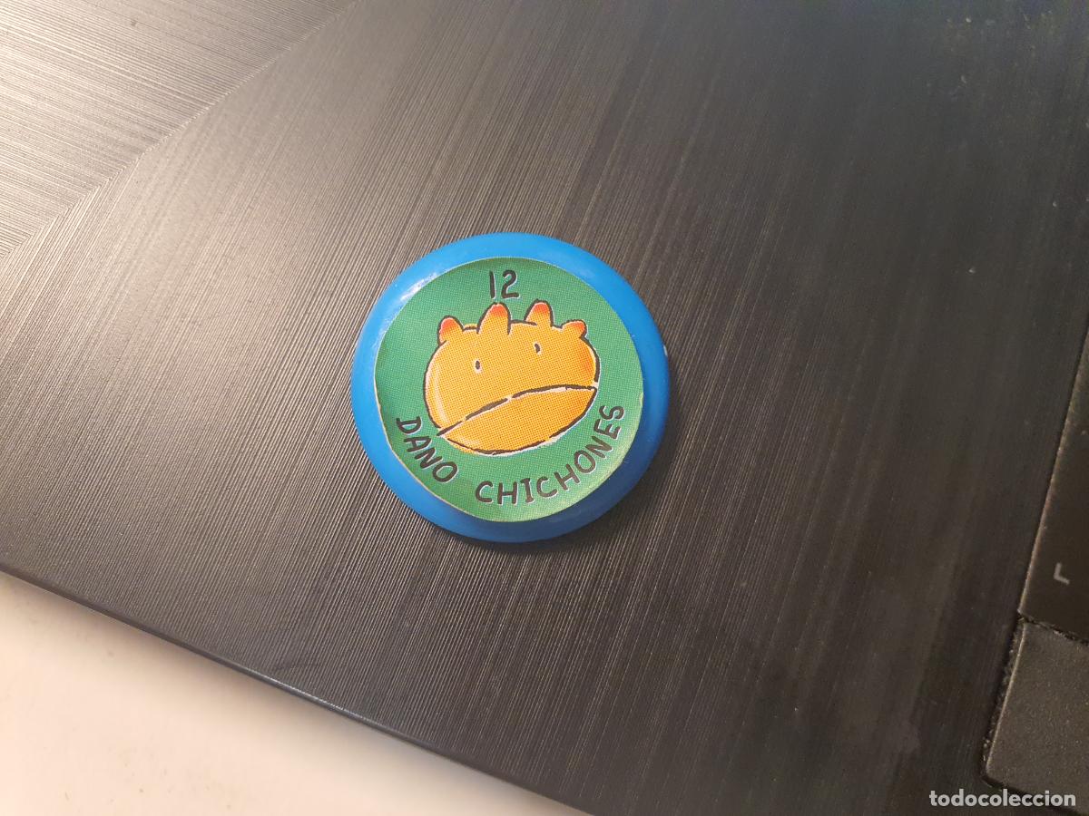 Juguetes antiguos y Juegos de colecci&oacute;n: BOTON FICHA DANO DANOS DANONE A&Ntilde;OS 90